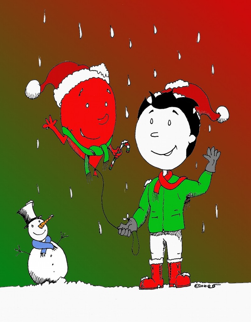 Boy and red balloon Christmas 2010 Kaveh Adel Copyright 2010 Boy and Red balloon Christmas 2010 Kaveh Adel Copyright 2010
